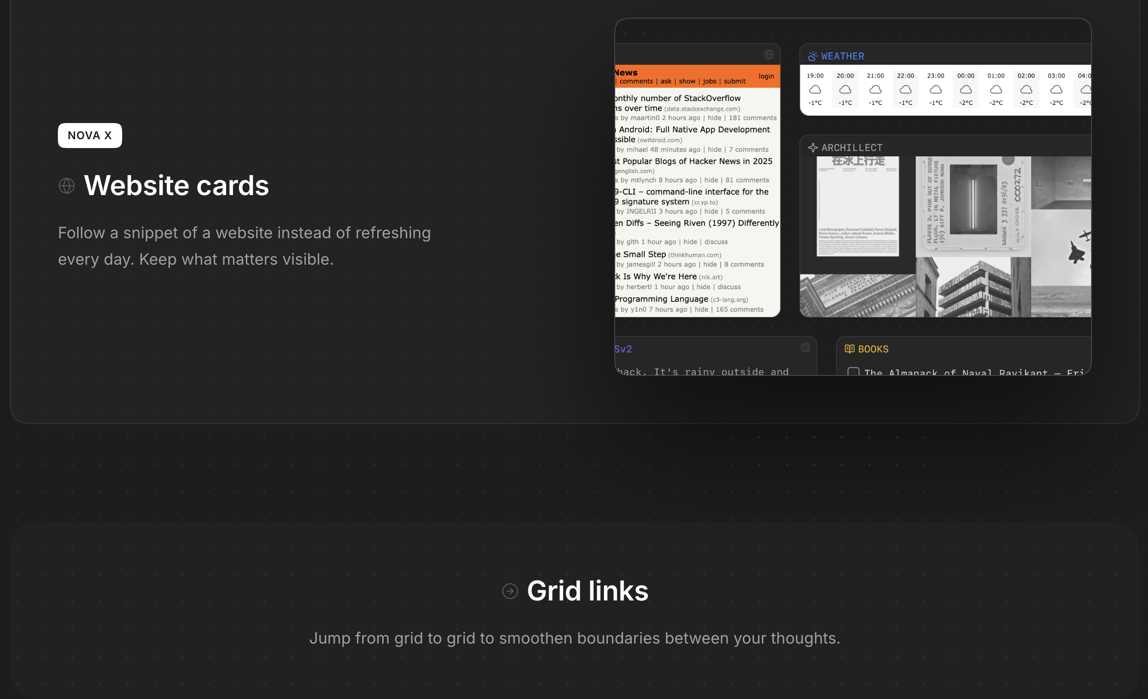 Nova - Screenshot 4 showing product features and functionality
