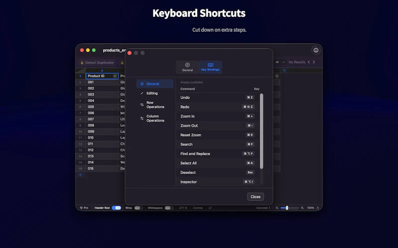GlassCSV screenshot 6