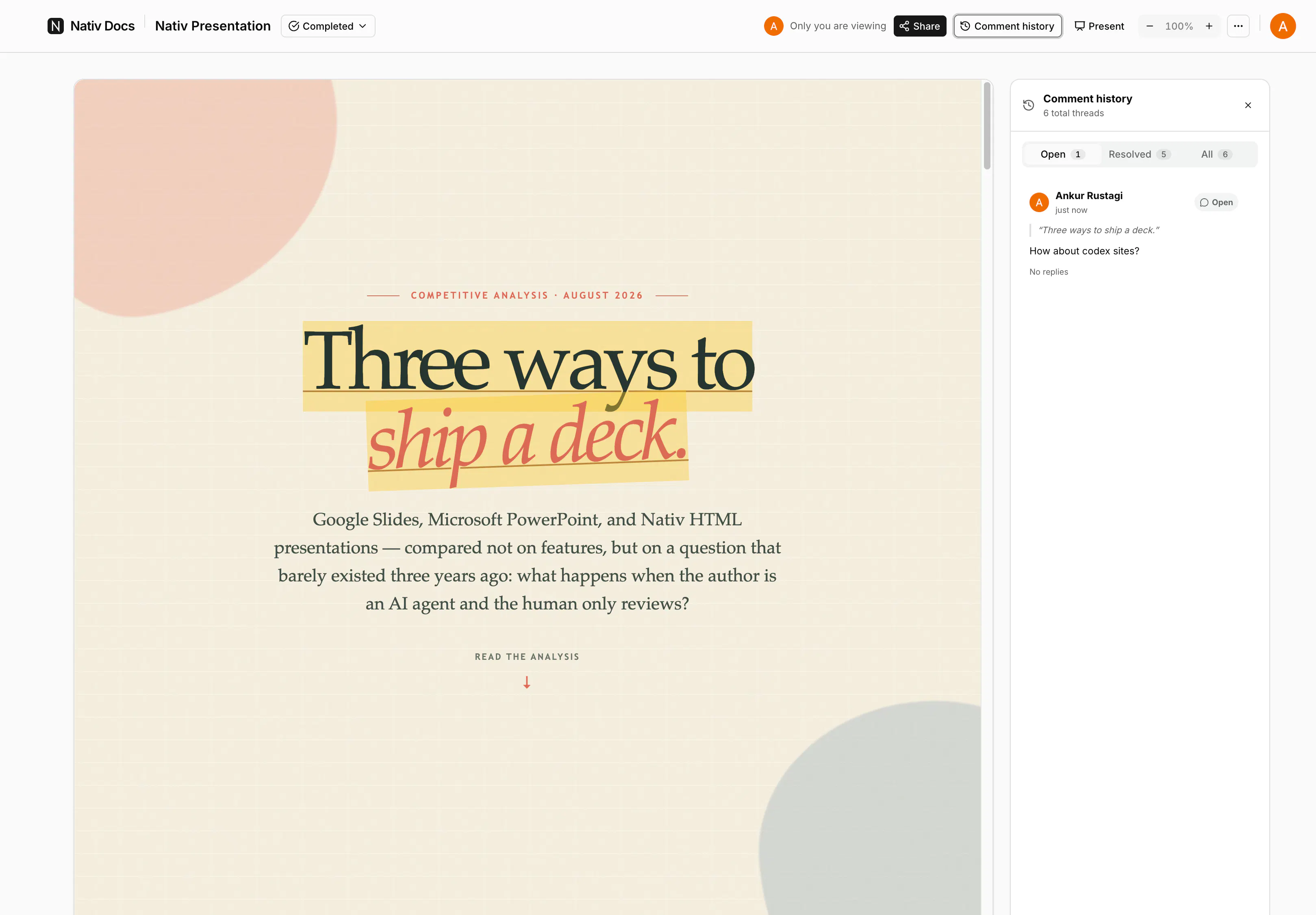 Nativ Docs 截图 3