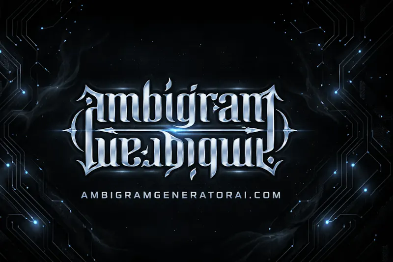 Ambigram Generator screenshot 1