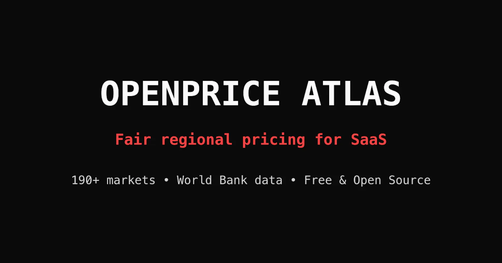 OpenPrice Atlas screenshot 1