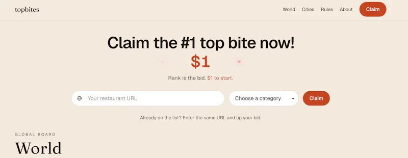 topbites screenshot 1