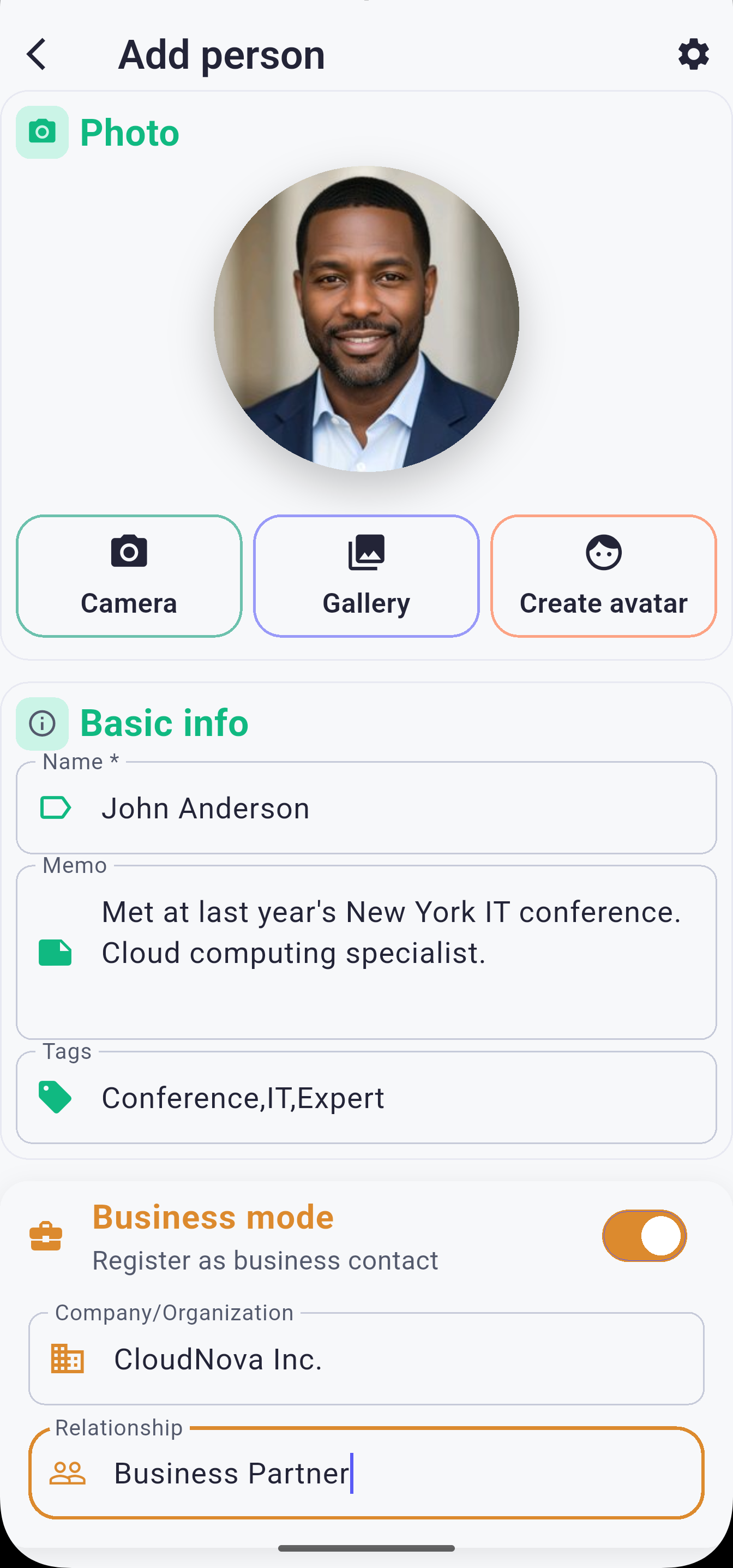 NameMemory - Screenshot 4 showing product features and functionality