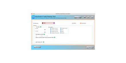 MacSonik G Suite Backup Tool gallery image