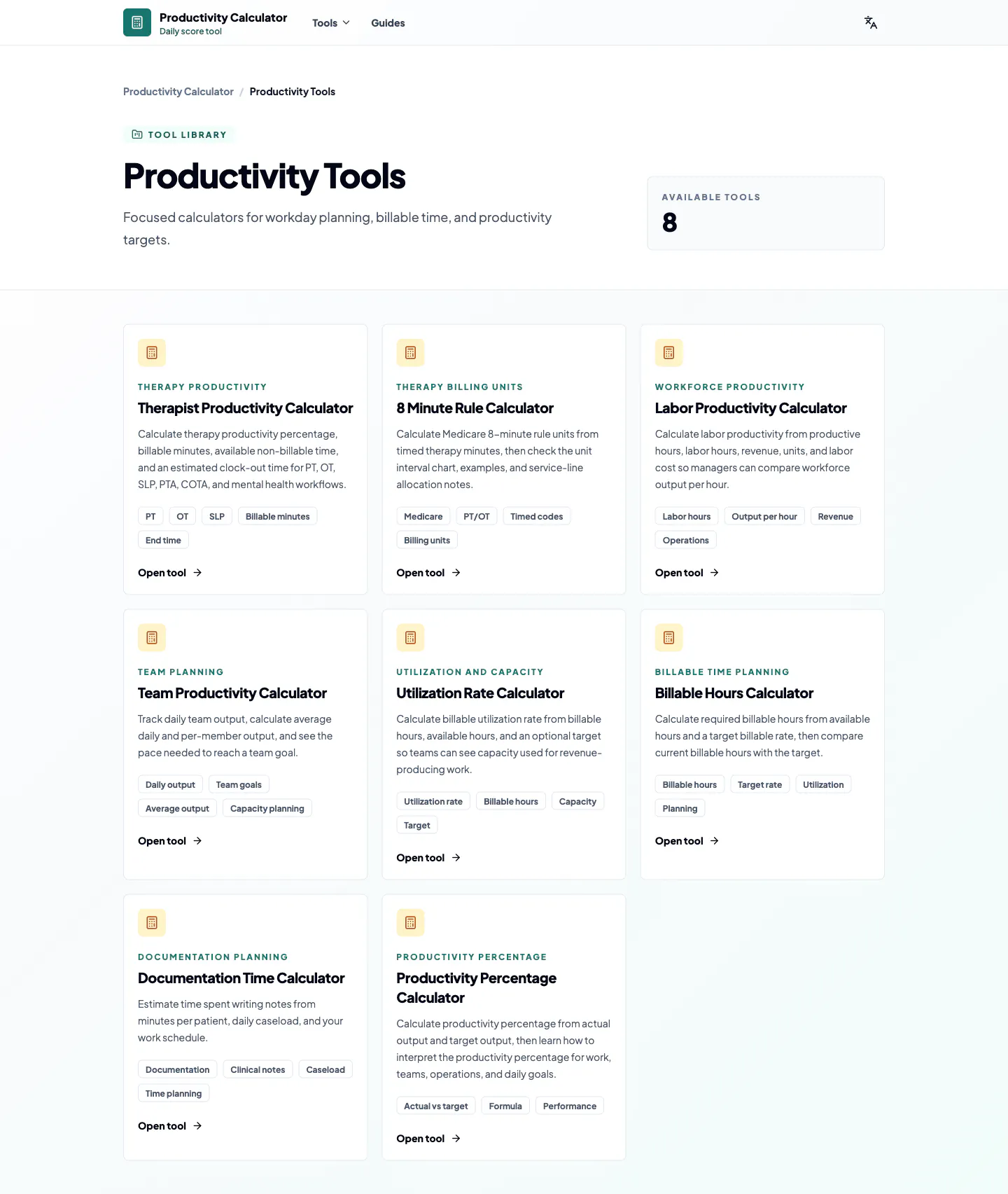 Productivity Calculator gallery image