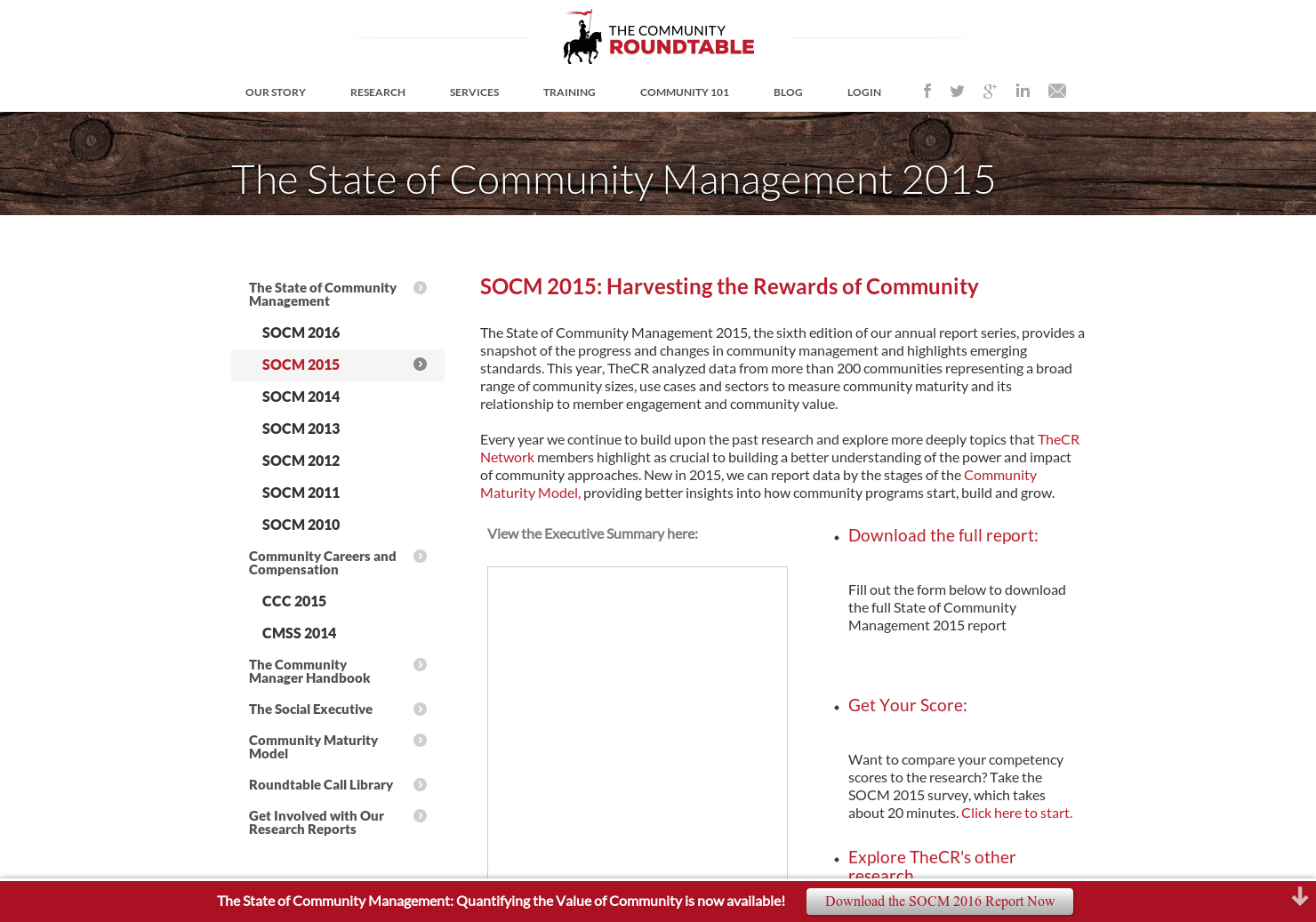 The State of Community Management 2015