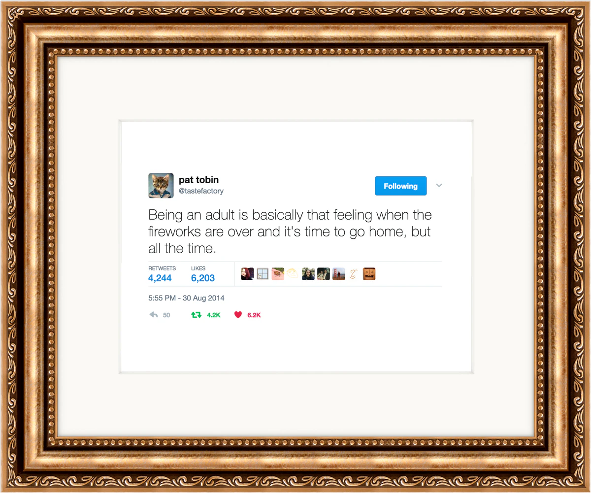 Framed Tweets Image