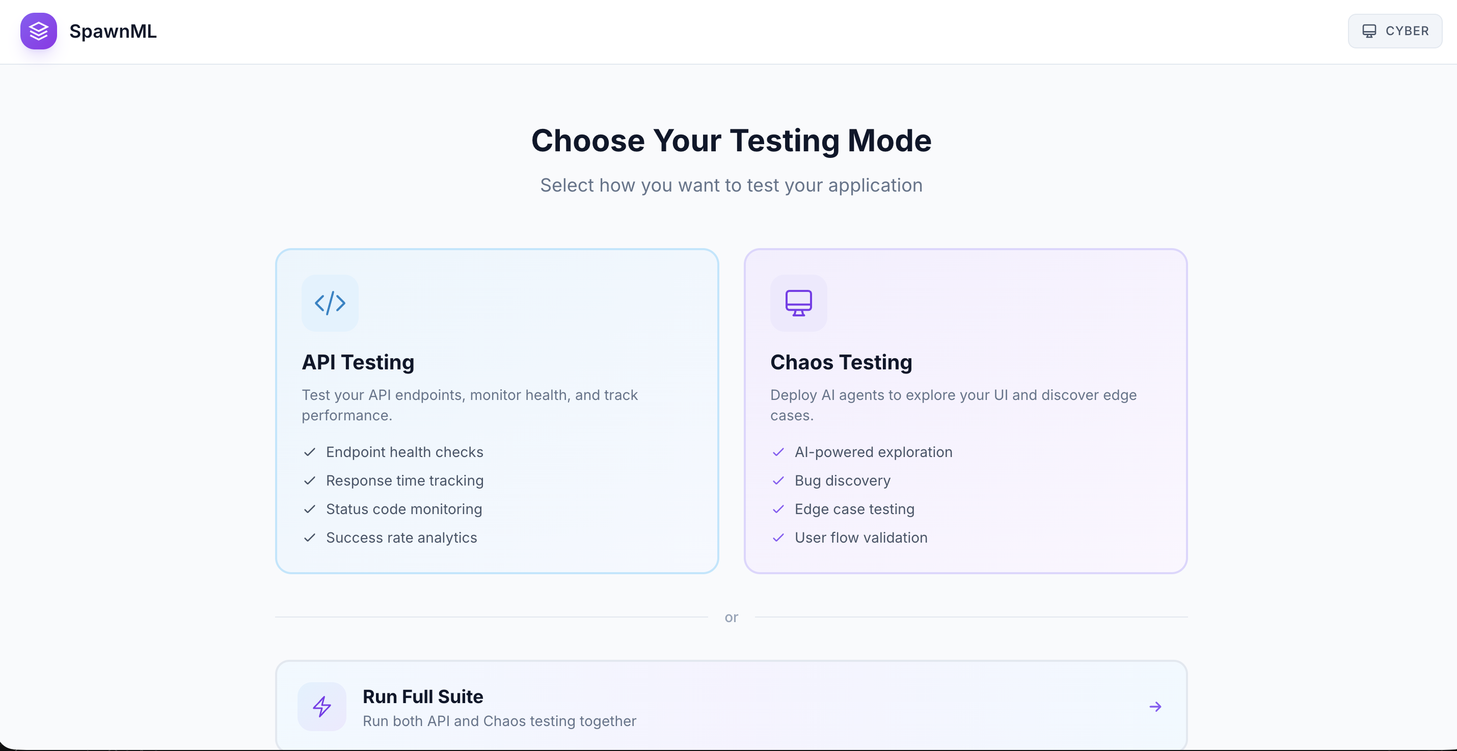 spawnML - Main product screenshot demonstrating key features and user interface
