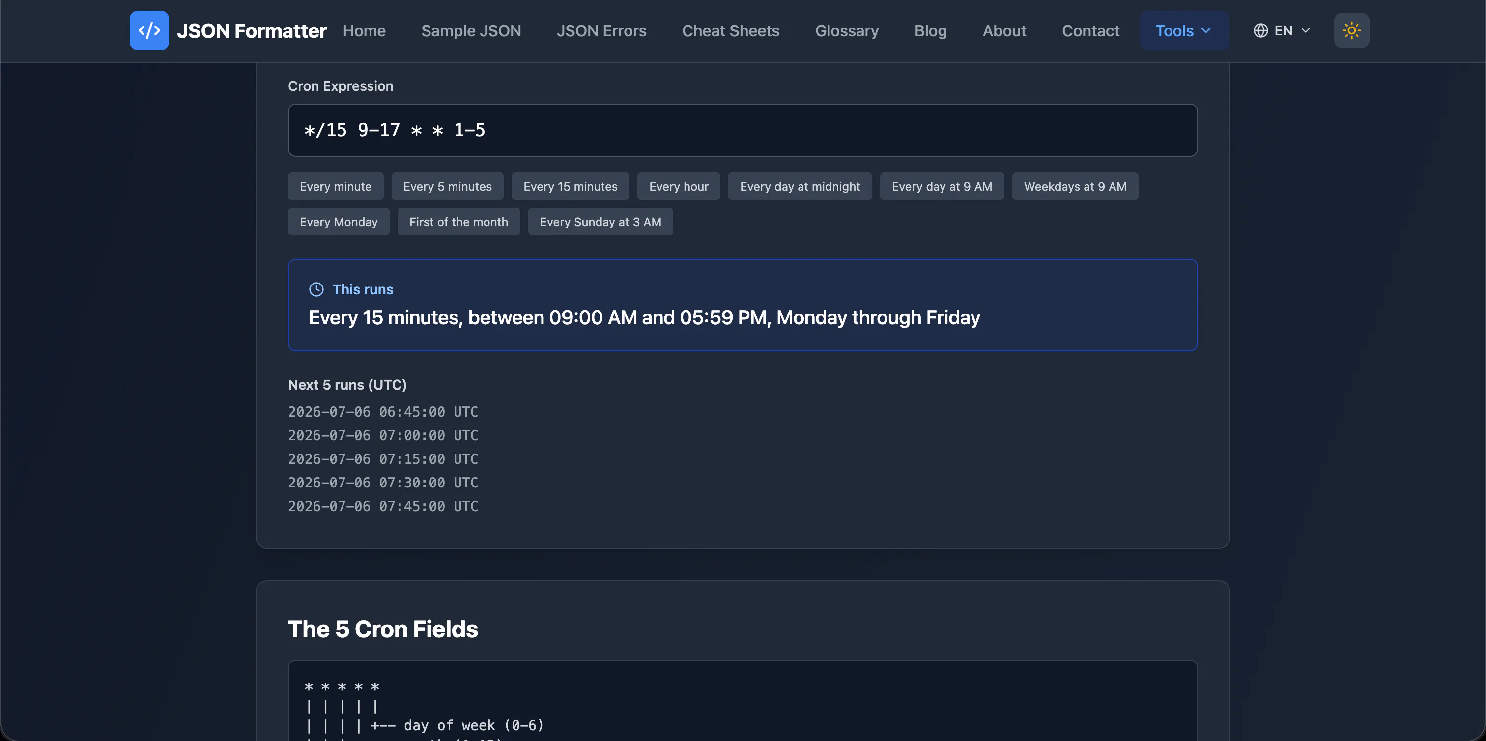 JSON Formatter Blob Viewer gallery image