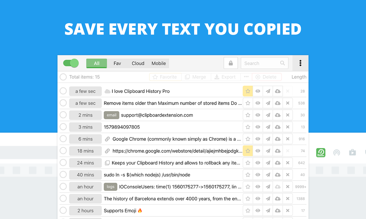 Clipboard History Pro gallery image