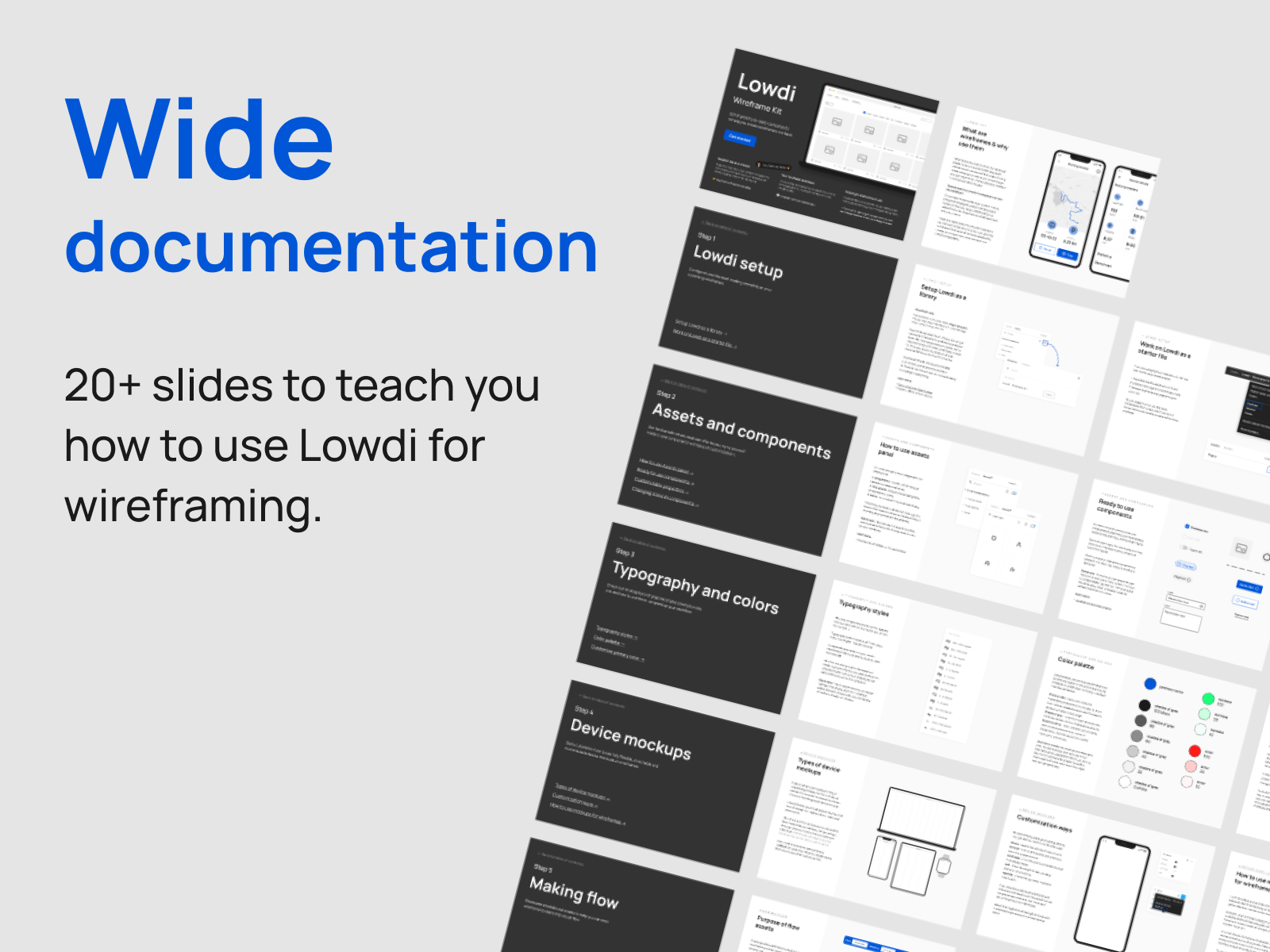 Lowdi - Figma Wireframe Kit gallery image