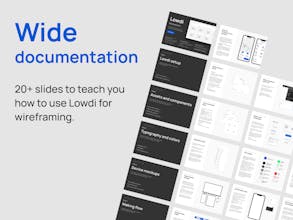 Lowdi - Figma Wireframe Kit gallery image