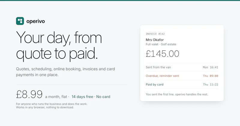 operivo screenshot 1