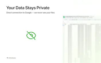 CSVtoSheets gallery image