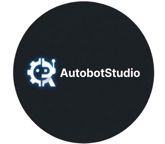 AutoBot Studio - Product Hunt launch logo and brand identity