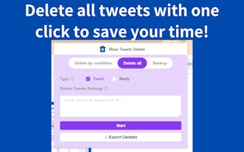 Tweet Deleter - Mass Delete Tweets Tool gallery image