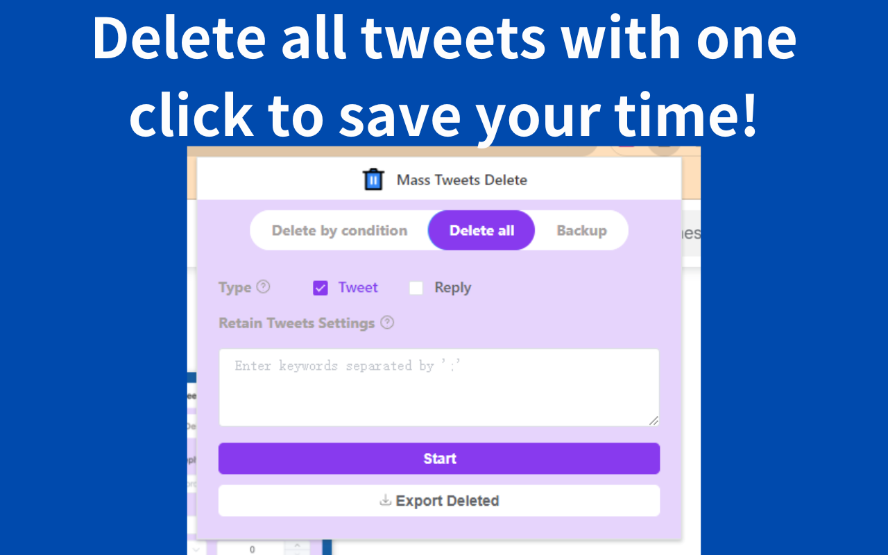 Tweet Deleter - Mass Delete Tweets Tool media 2