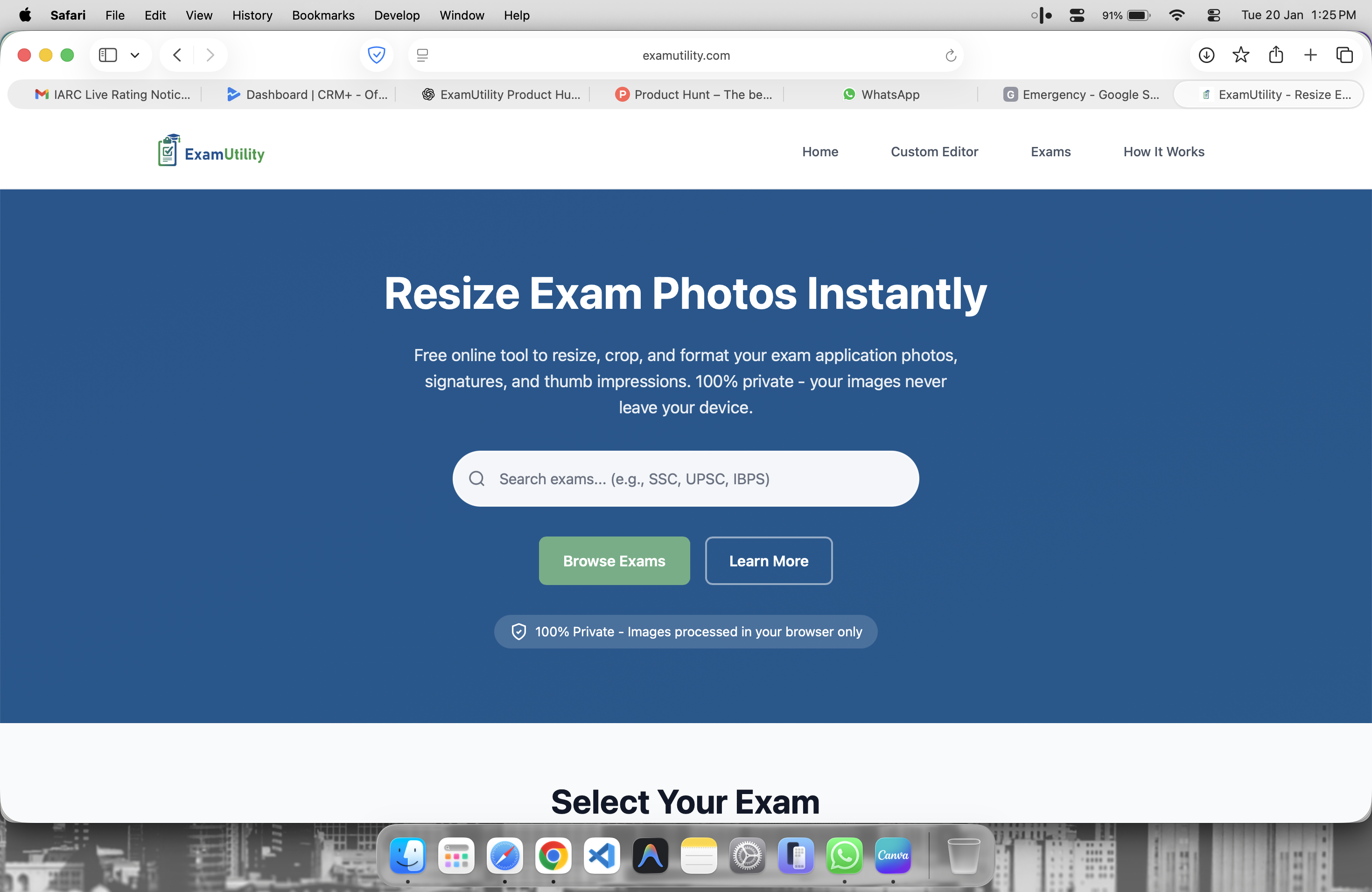 Examutility.com gallery image