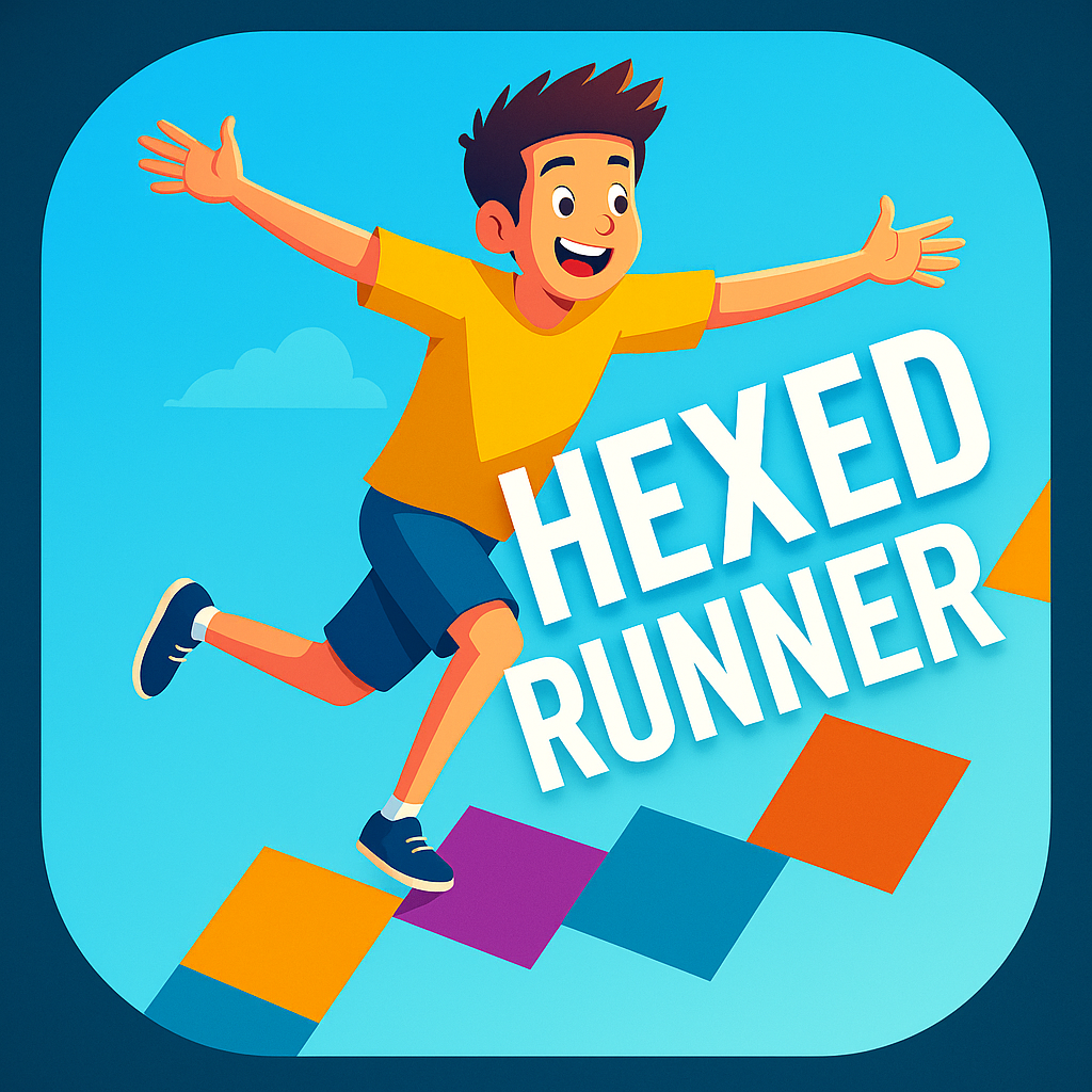 Hexed Runner - Product Hunt launch logo