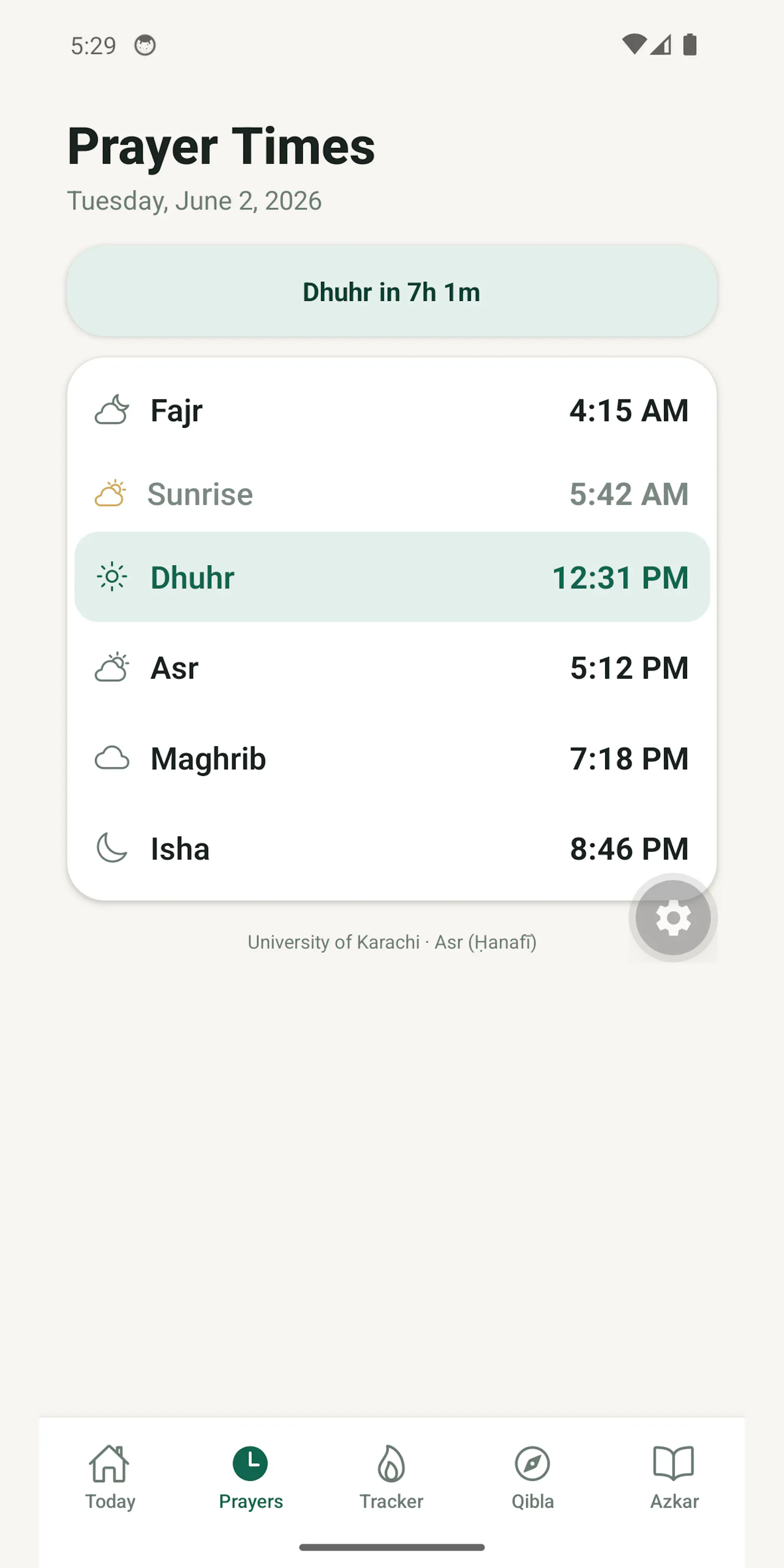 Salah Tracker: Namaz & Qibla screenshot 1
