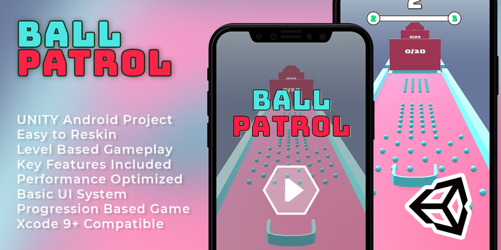 Ball Patrol Hyper Casual Unity Template gallery image