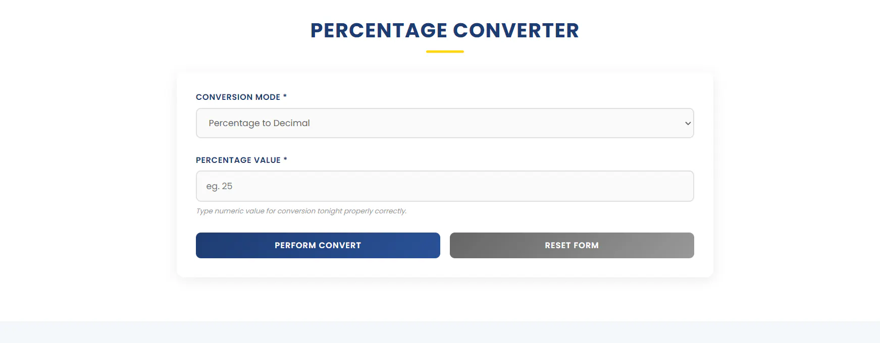 Percentage Converter  gallery image