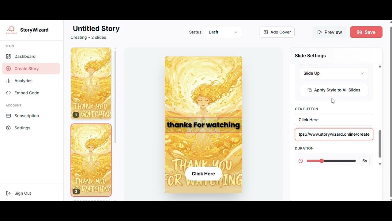 Story Wizard gallery image