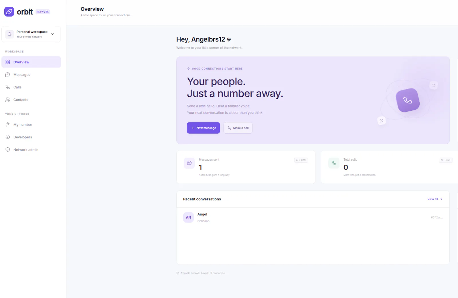 Orbit — Your people, connected. screenshot 2