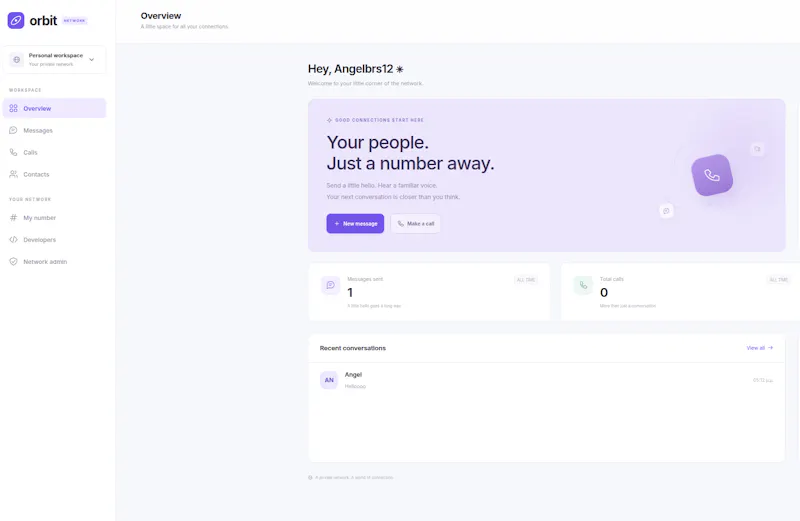 Orbit — Your people, connected. screenshot 2