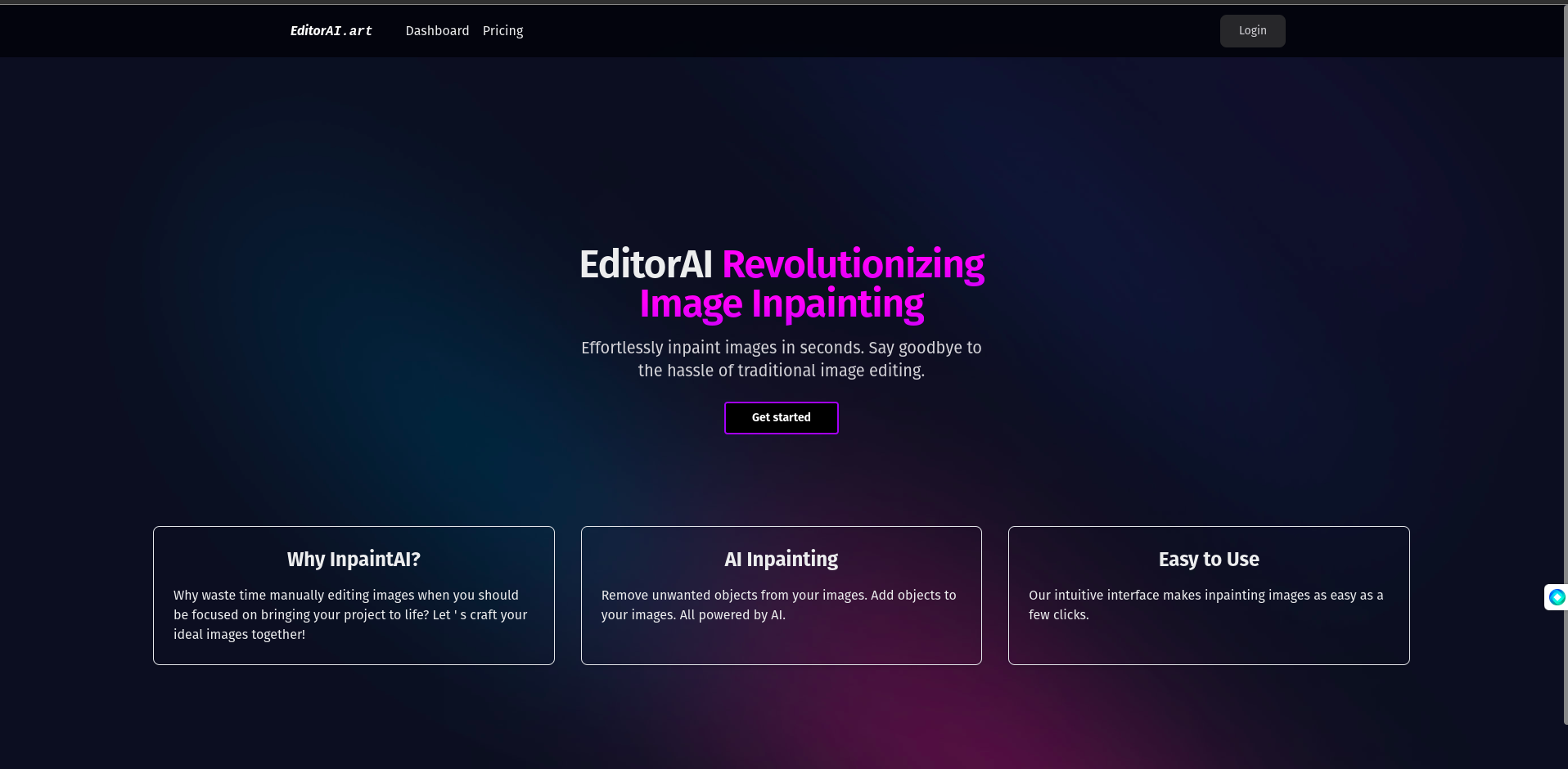 startuptile EditorAI-EditorAI revolutionizing image inpainting