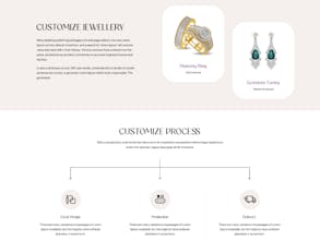 Jewellery Website Template gallery image
