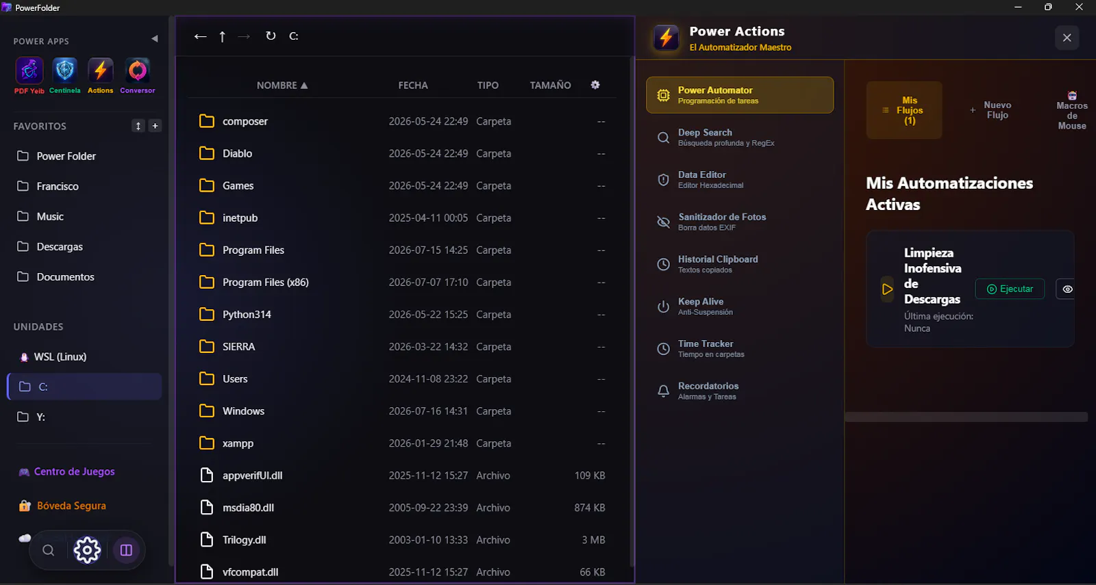 PowerFolder screenshot 2