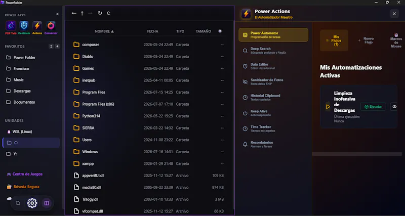 PowerFolder screenshot 2