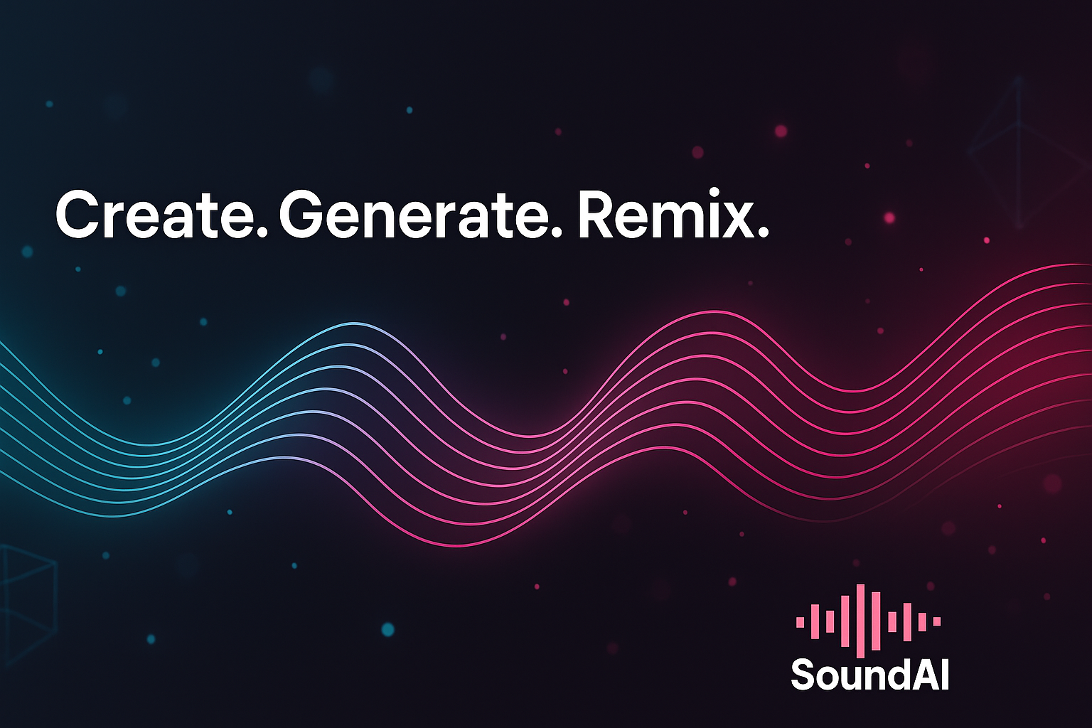 SoundAI - Main product screenshot demonstrating key features and user interface