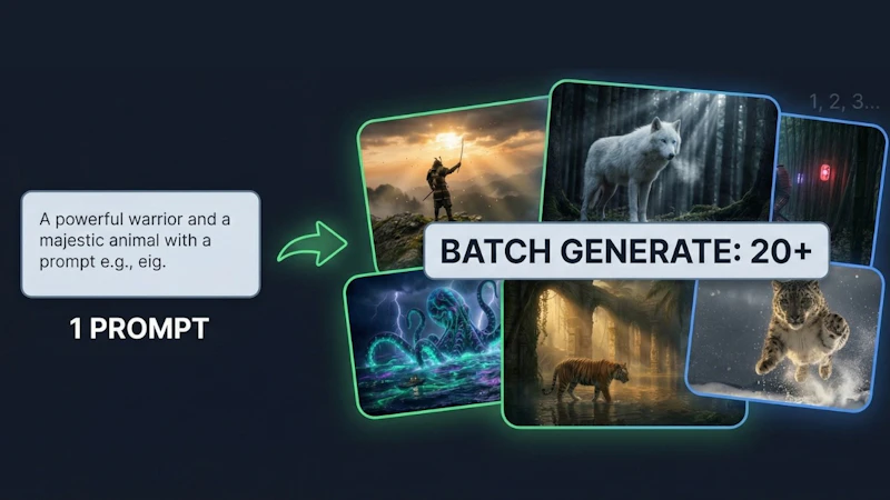 GenBatch screenshot 1 (video preview)