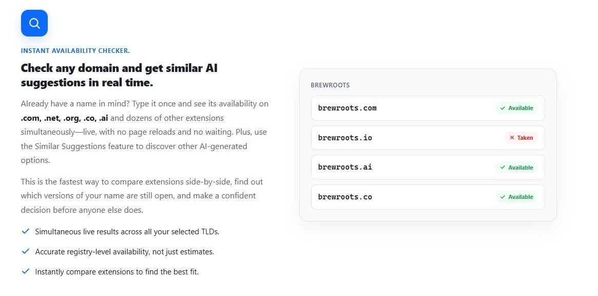 Domainnamefinder.net gallery image