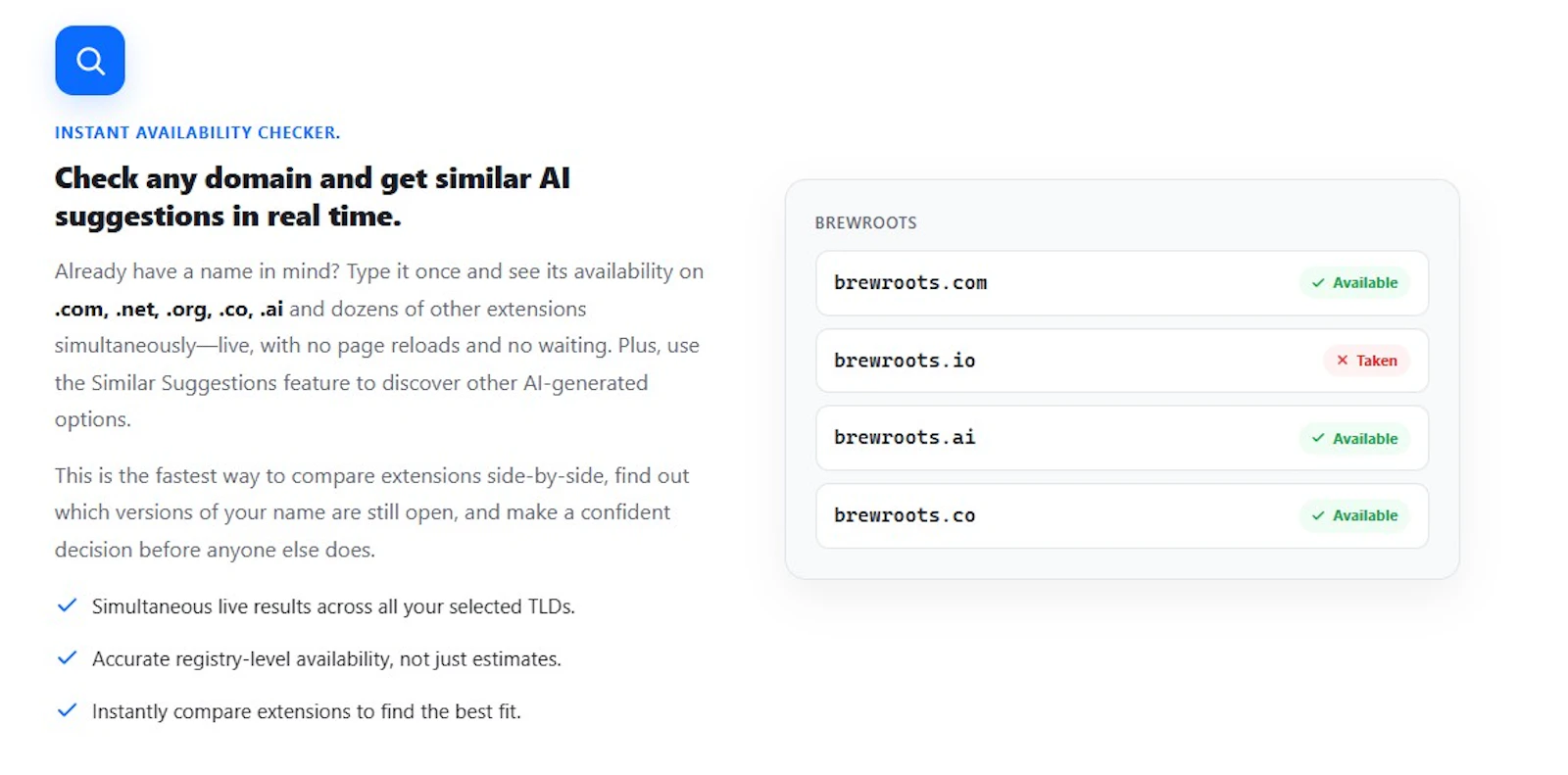 Domainnamefinder.net screenshot 2