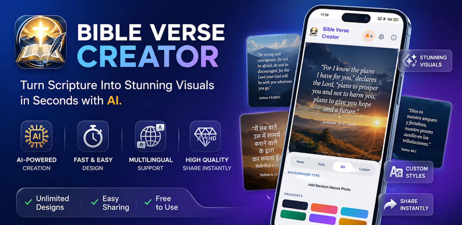 Bible Verse Creator screenshot 1