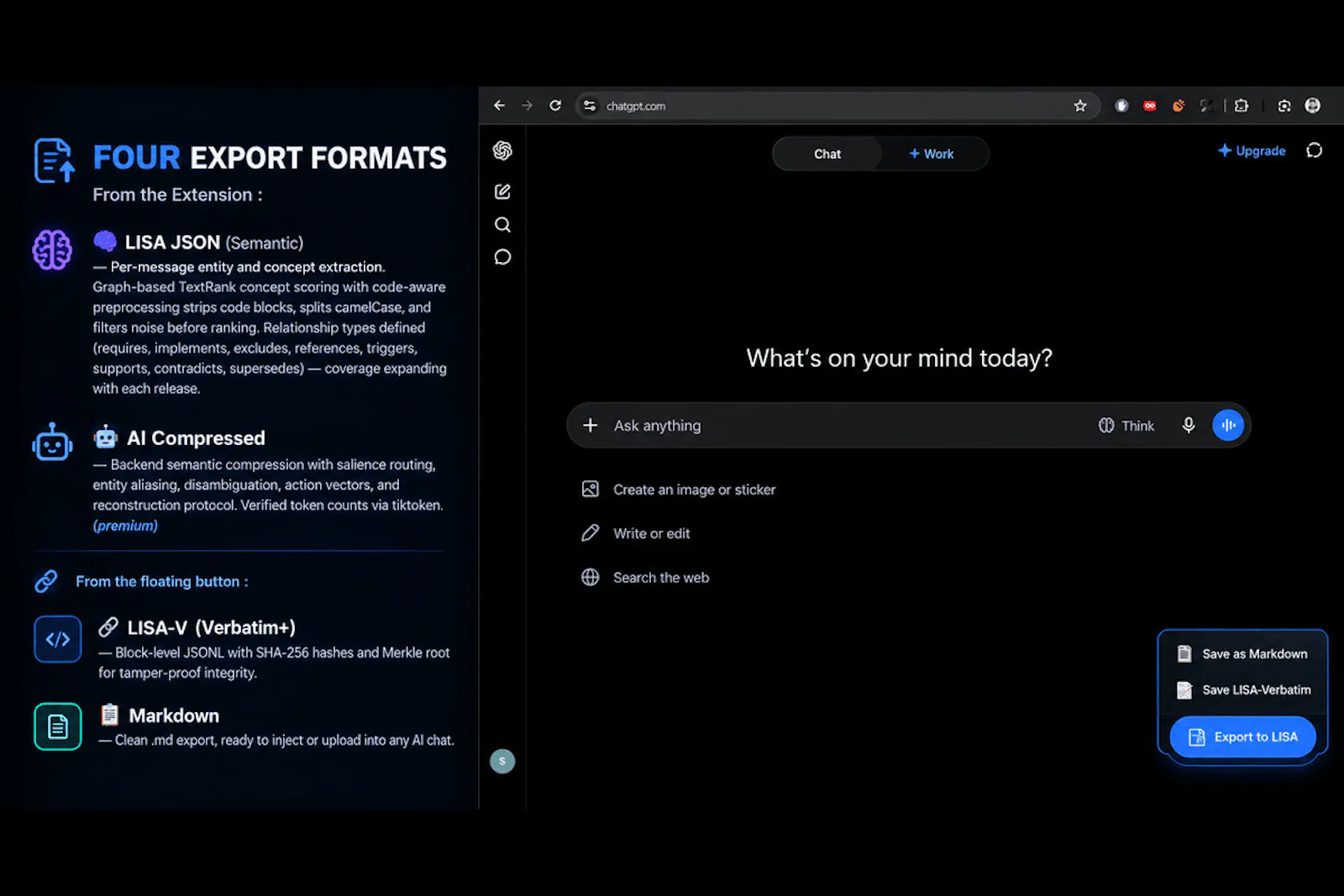 LISA AI Chat Exporter/Library screenshot 4