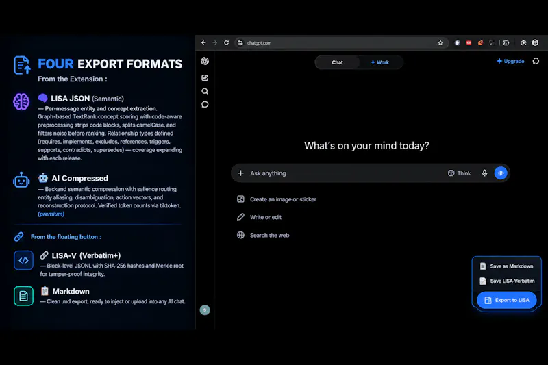 LISA AI Chat Exporter/Library screenshot 4