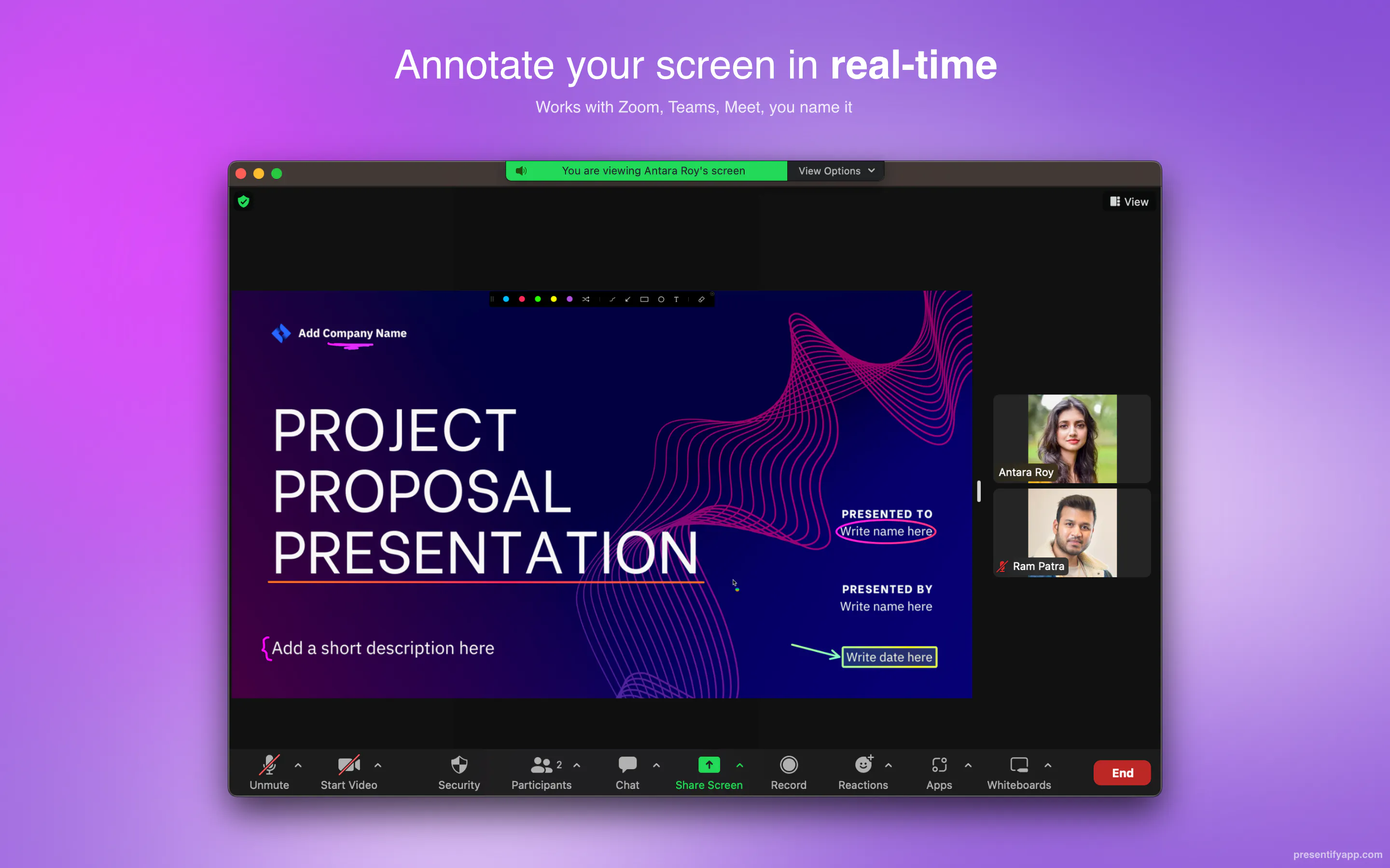 Presentify screenshot 3 of 5