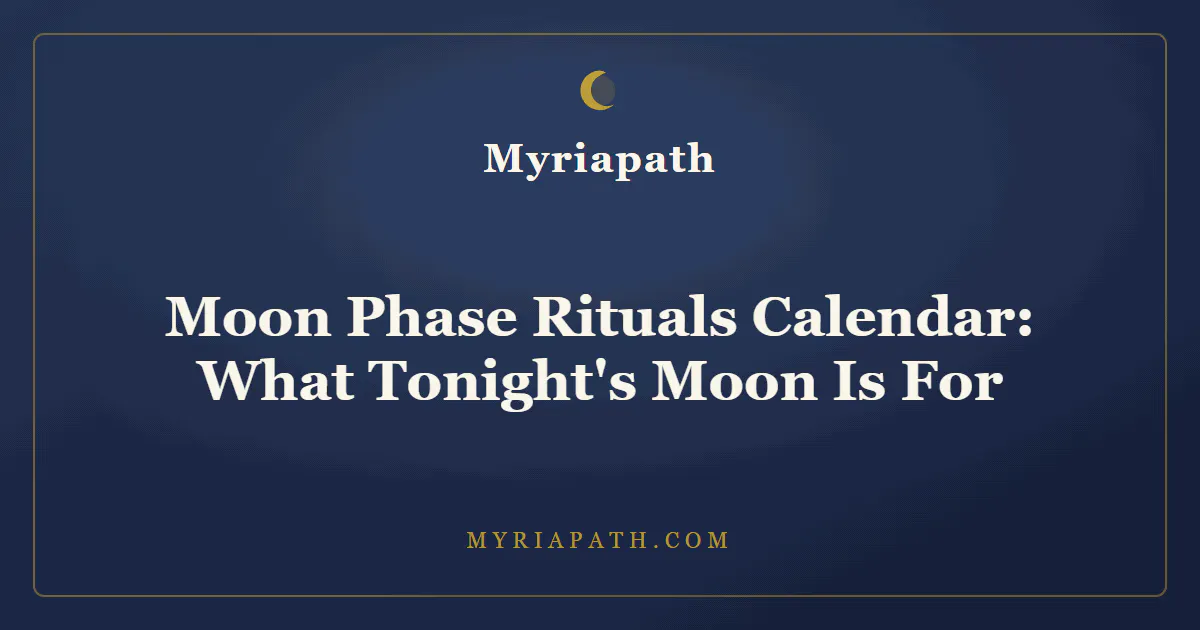 Myriapath Moon Calendar gallery image