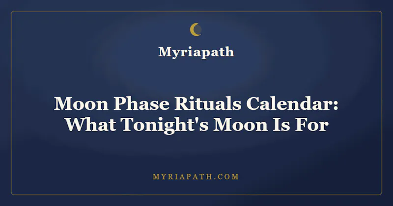 Myriapath Moon Calendar screenshot 1