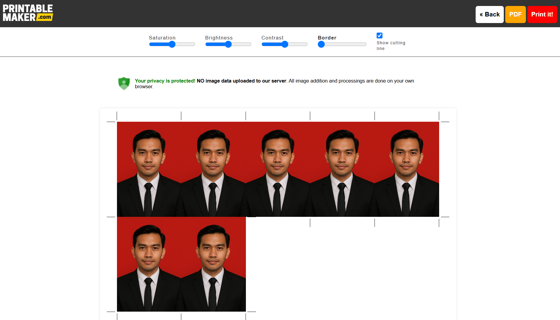 Media PrintableMaker.com - Pembuat susun atur yang boleh dicetak.Susun atur automatik dioptimumkan untuk dicetak 6
