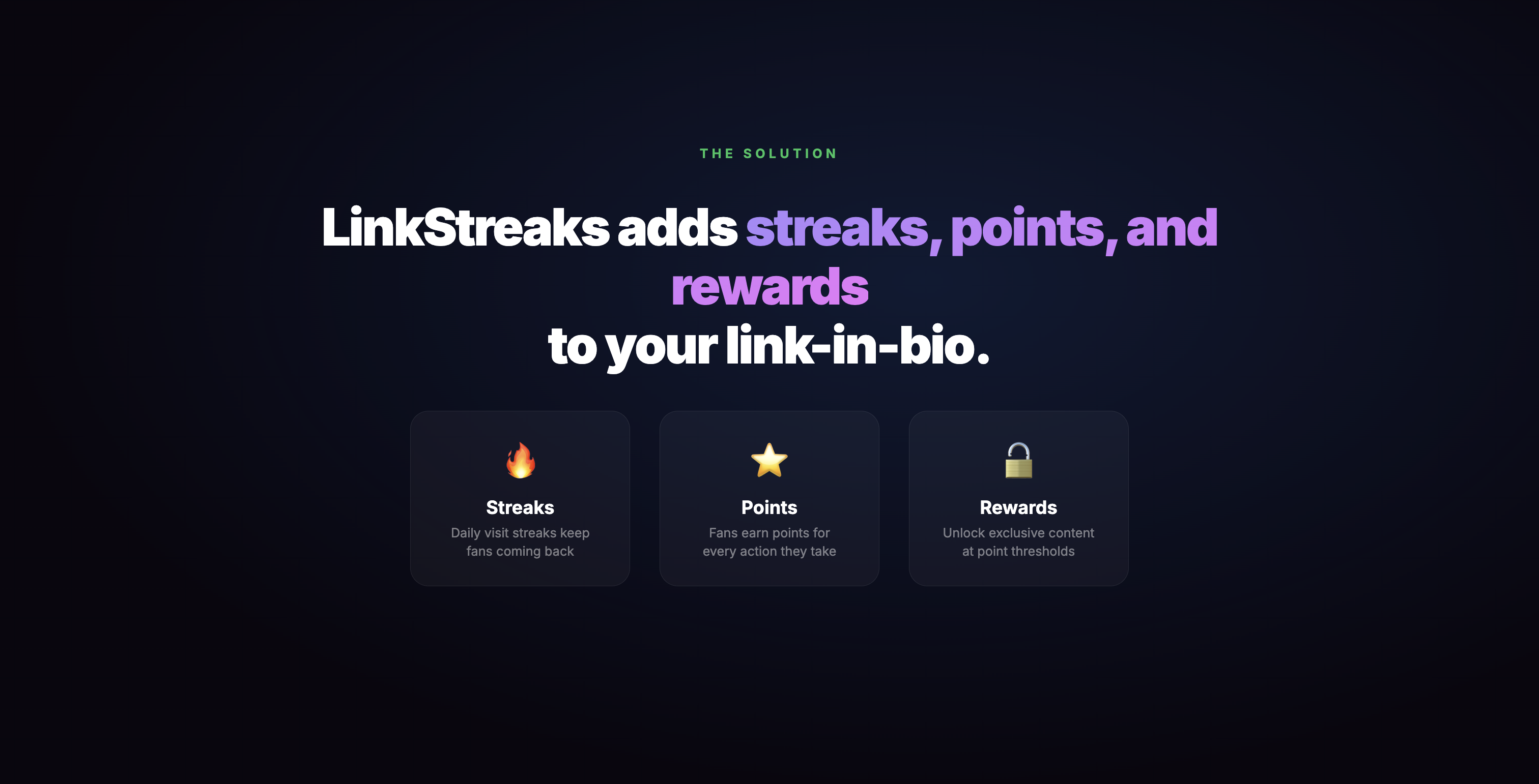 LinkStreaks - Screenshot 2 showing product features and functionality