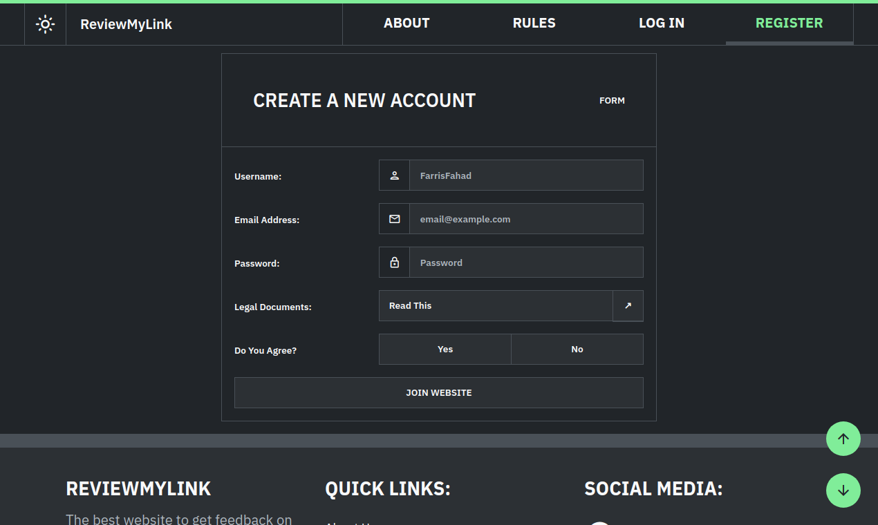 ReviewMyLink - Screenshot 3 showing product features and functionality