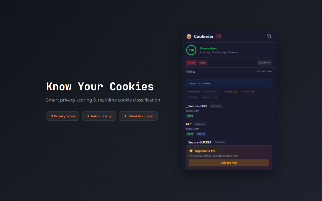 CookieJar - Cookie Editor & Manager - Screenshot 3 showing product features and functionality