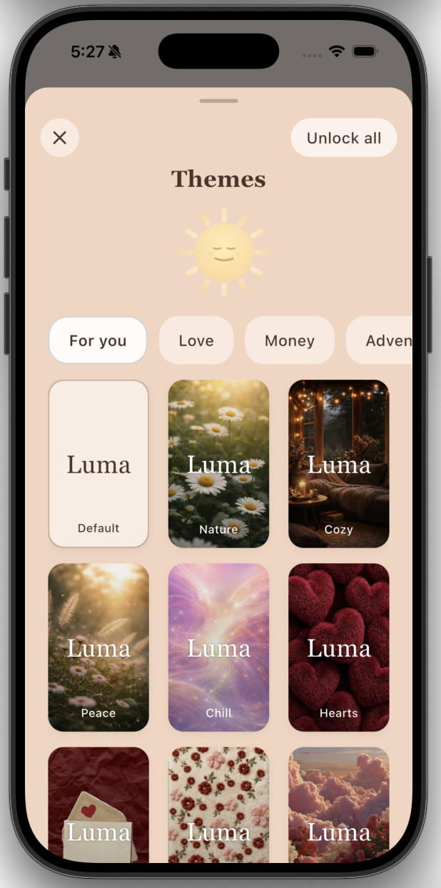 Luma - Light Your Mind  - Screenshot 2 showing product features and functionality