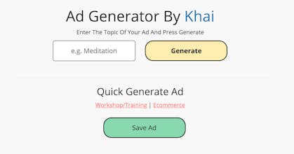 FB Ad Generator gallery image