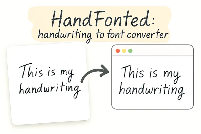Handfonted gallery image